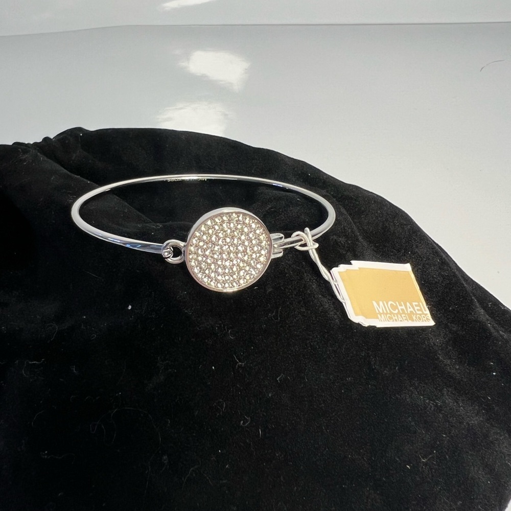 Michael Kors Silver Disc Bracelet